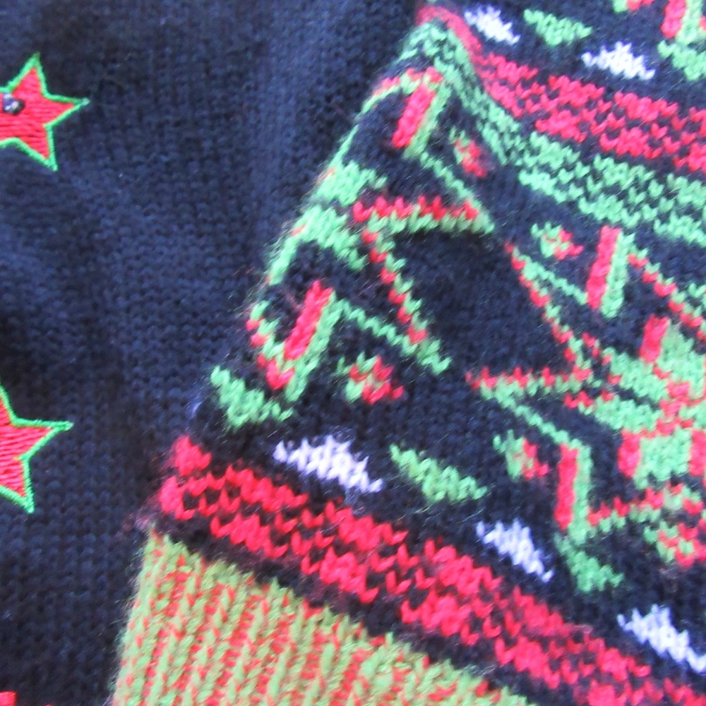 Jolly Sweaters Ugly Christmas Sweater Lot Sz M - Picture 7 of 8